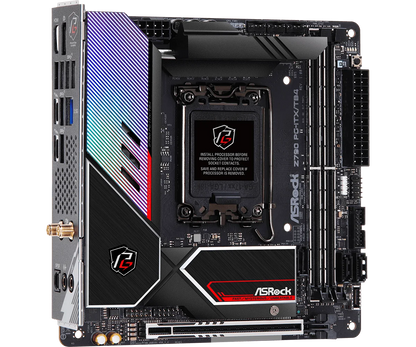 Asrock Z790 PG-ITX/TB4 Motherboard Z790 Mini-ITX Motherboard PCI-E5.0 M.2 DDR5 support i7-14790F i5-14490 i3-14100 i5-13600 cpu