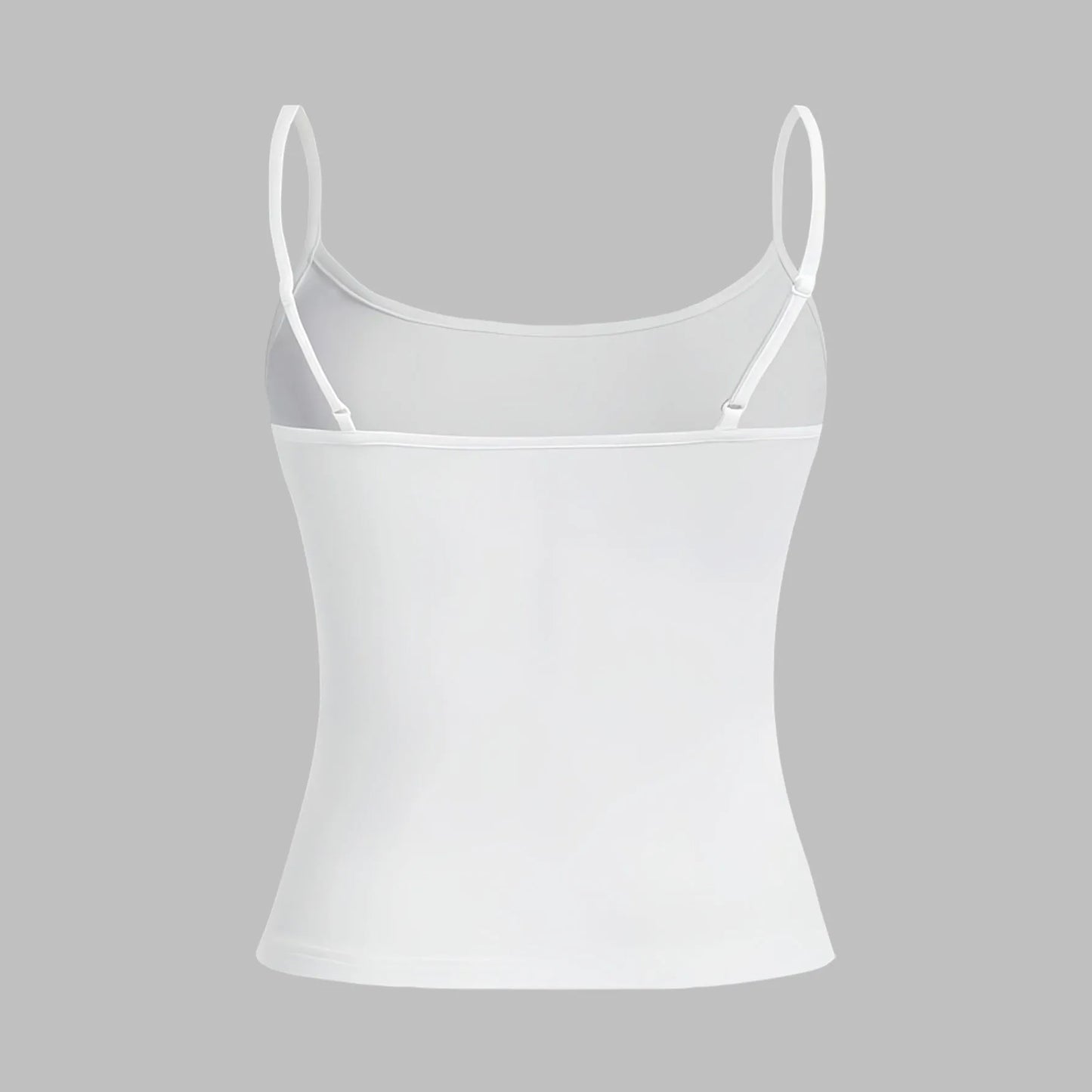 Women Tank Top Strap Slim Top for Summer Fashion Versatile Casual Breathable Micro Elastic Fabric Sleeveless Strap Top