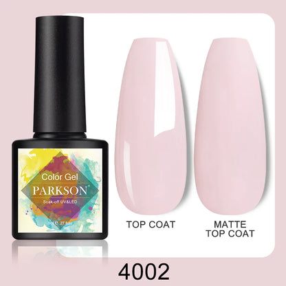 Parkson No Wipe Top Base Coat Nail Gel polish Design Enhancer Varnish Semi Permanent Soak Off UV LED Nail Art Tool