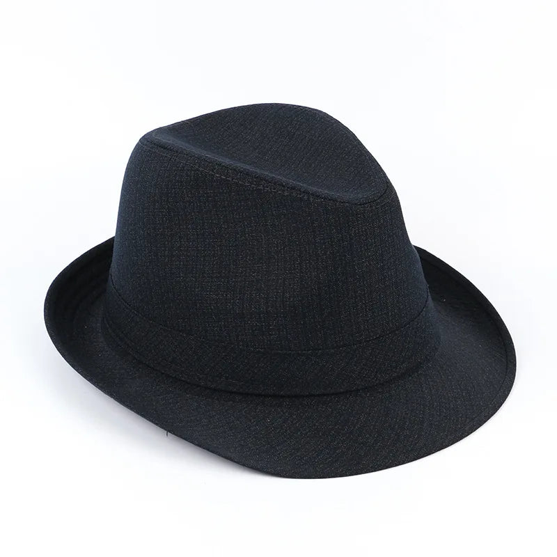 Autumn&Winter Hats For Men Fedoras Top Jazz Plaid Hat Adult Bowler Hats