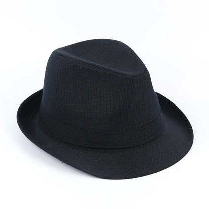 Autumn&Winter Hats For Men Fedoras Top Jazz Plaid Hat Adult Bowler Hats