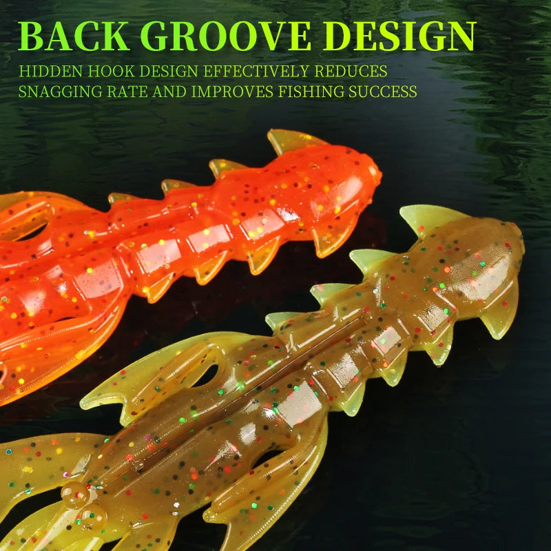 Supercontinent CRAZY nimble Total length 8cm/4.2cm Lobster Soft Lure Fishing Lures Attractive Shrimp odor salt Wobbler