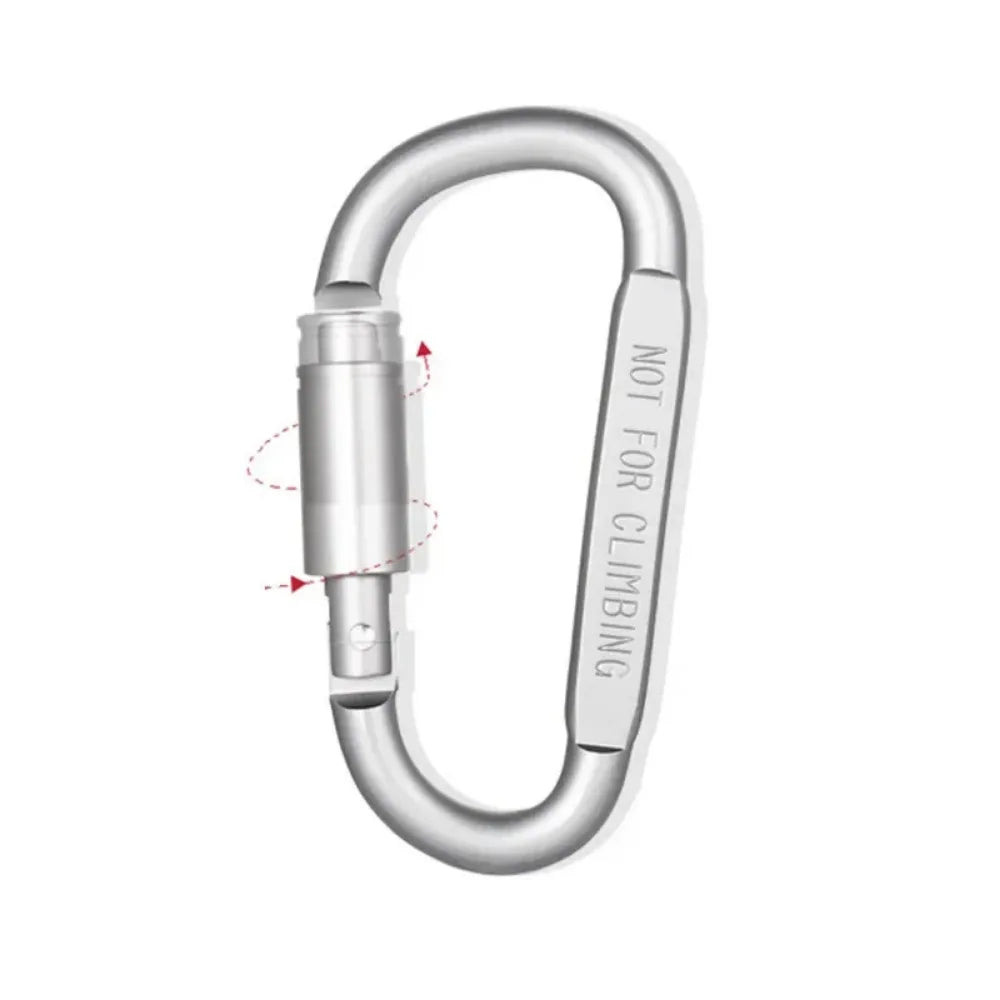 2-6PCS Carabiner Set For Key Camping Survival EDC Outdoor Keychain Clip  Alloy Aluminum Tactical Caribiner Hook Karabiners