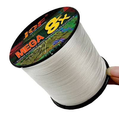 JOF 8 Strand 1000M 500M 300M 100M Japan Super Strong PE Braided Fishing Line Multifilament Braid Thread X8 18-78LBS