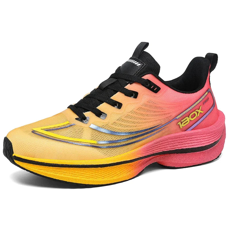 Herr sneakers med kolfiberplatta & mesh – Lätta, halkfria, löpning & tennis, storlek 39–48, 4 färger