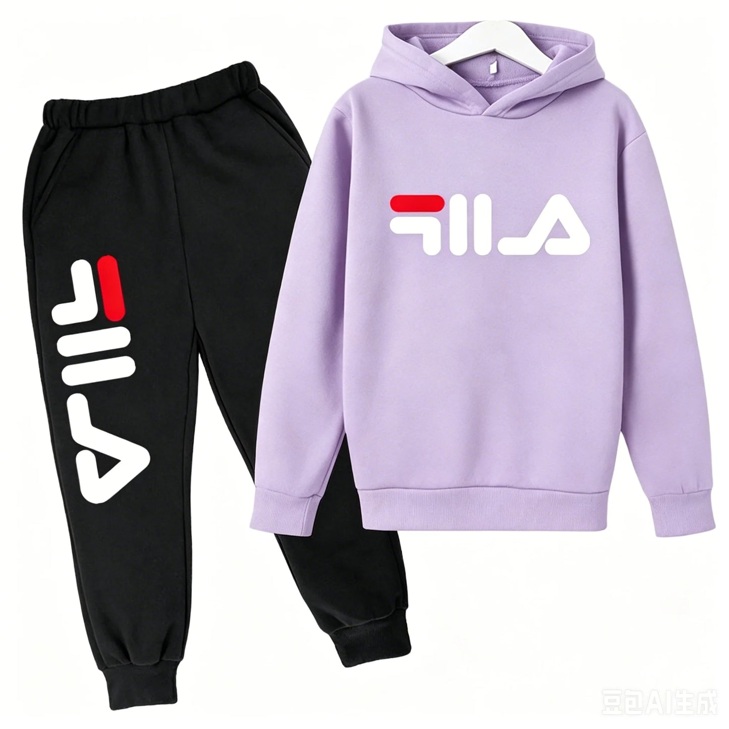 2025 Spring and Autumn Children's Boys and Girls Casual Sports Top + Pants 2-piece Girl Suit 3-14 Years Old Outdoor Jogging Suit