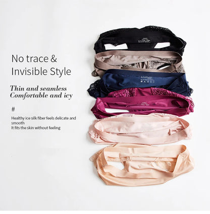TrowBridge 3-pack Trosor i Spets och Satin - Stora Storlekar