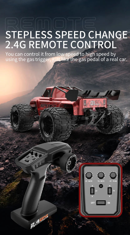 KF18 1/14 RC Drift Car 80KM/H 4WD 2.4G High Speed Off-Road Racing Car Brushless 3S Remote Controller Car Truck Toy For Gift