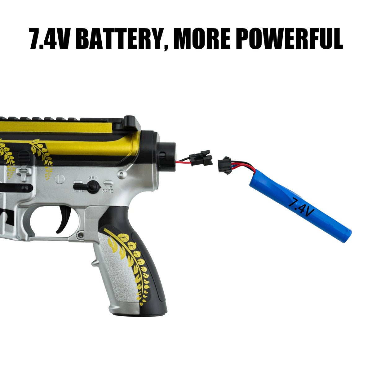 M416 Elektrisk Gel Blaster Gevärtillbehör Vattenpärla Leksak Skjutspel