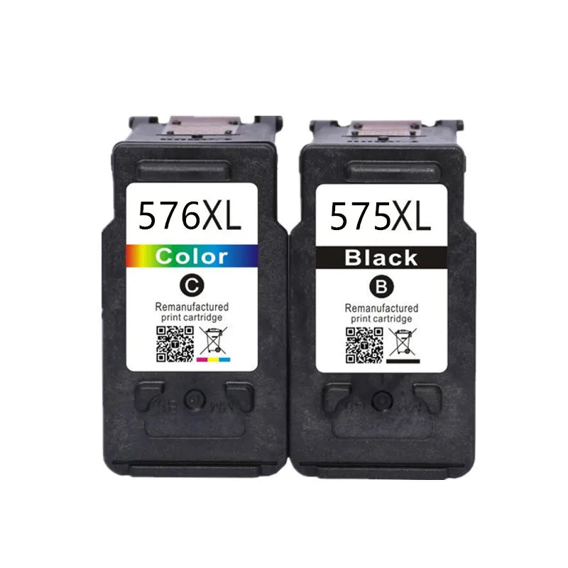 Bläckpatron för Canon 575 XL 576 XL PG575 CL576 PG-575 CL-576 PIXMA TS3550i TS3551i TR4750i TR4751i Skrivare