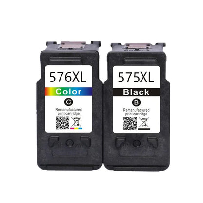 Bläckpatron för Canon 575 XL 576 XL PG575 CL576 PG-575 CL-576 PIXMA TS3550i TS3551i TR4750i TR4751i Skrivare