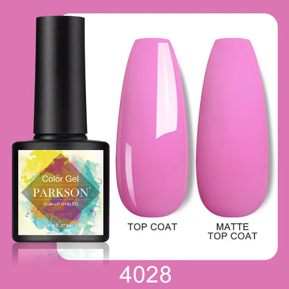 Parkson No Wipe Top Base Coat Nail Gel polish Design Enhancer Varnish Semi Permanent Soak Off UV LED Nail Art Tool