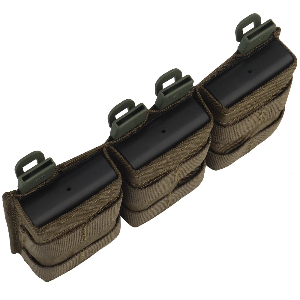 Taktisk FAST 5.56 Trippel Magasinväska Medium för Molle-system