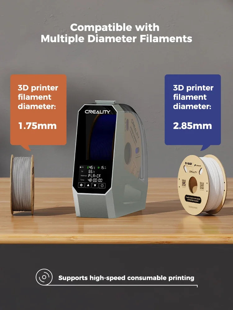 Creality Space Pi filamenttork med pekskärm – 45–70 °C och timer
