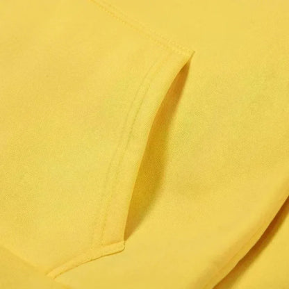 Dam Hoodie Lös Bokstavstryck – Casual Geometriskt Mönster Huva Fångar Fickor Höst/Vinter, 6 Färger S–3XL