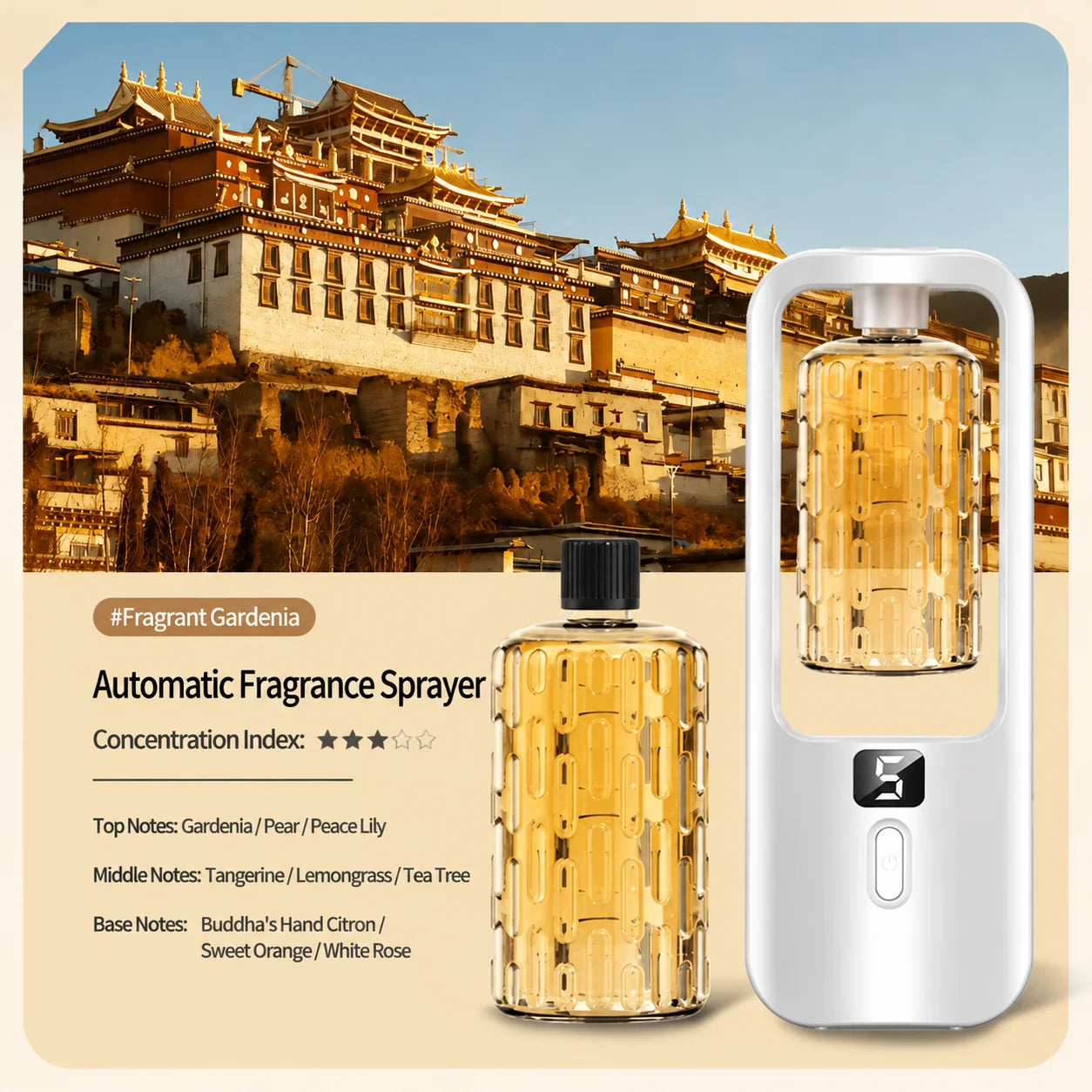 Portable Diffuser Automatic Electric Charge Aroma Machine with Essential Oils Fragrance Spray Wall-mounted Deodorization Toilet