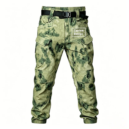 Herr Militär Softshell Set 2026 – Fleece Jacka + Byxor Outdoor, Grå/Svart/Khaki/Kamouflage S–4XL