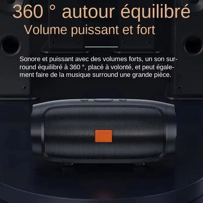 Lenovo Bluetooth 5.4 Portable Wireless Speakers TF USB FM Dual Speaker Stereo Playback Voice Broadcasting Subwoofer Speaker