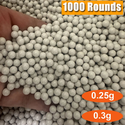 1000 st Airsoft BB-kulor 6 mm 0,25 g/0,3 g Paintball