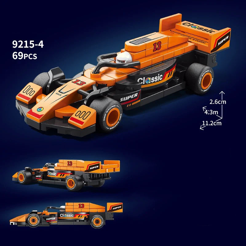 MOC Racerbil Byggklossar – LEGO-kompatibel ABS Rally Supersportbil 12 Modeller CE EN71 Jul Present 14+ år 2026
