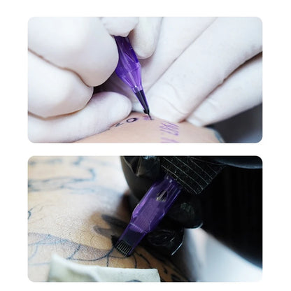 20PCS Original Mixed Cartuchos Para Tatuar 3RL 5RL 7RL 7RM 9RM Disposable Permanent Brow Makeup Tattoo Cartridges Needle 0.3MM