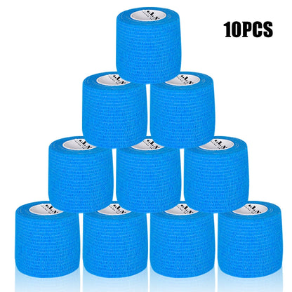 16/10/3PCS Tattoo Grip Bandage Colorful Self Adhesive Wrap 5cm X 4.5m Non Slip Handle Tape Tattoo Machine Grip Cover Supplies