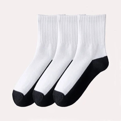 3 Pairs/set Children's Socks Spring Autumn Kids Boys Cotton White Sports Student Home Teenagers Socks For Daily Life 4-16Years