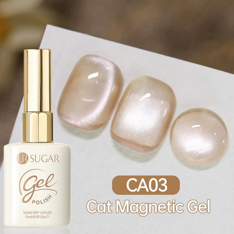 UR SUGAR 15ml Cat Magnetic Gel Nail Polish 30 Colors Semi Permanent Magnetic Gel UV/LED Soak Off Painting Vanrish Design