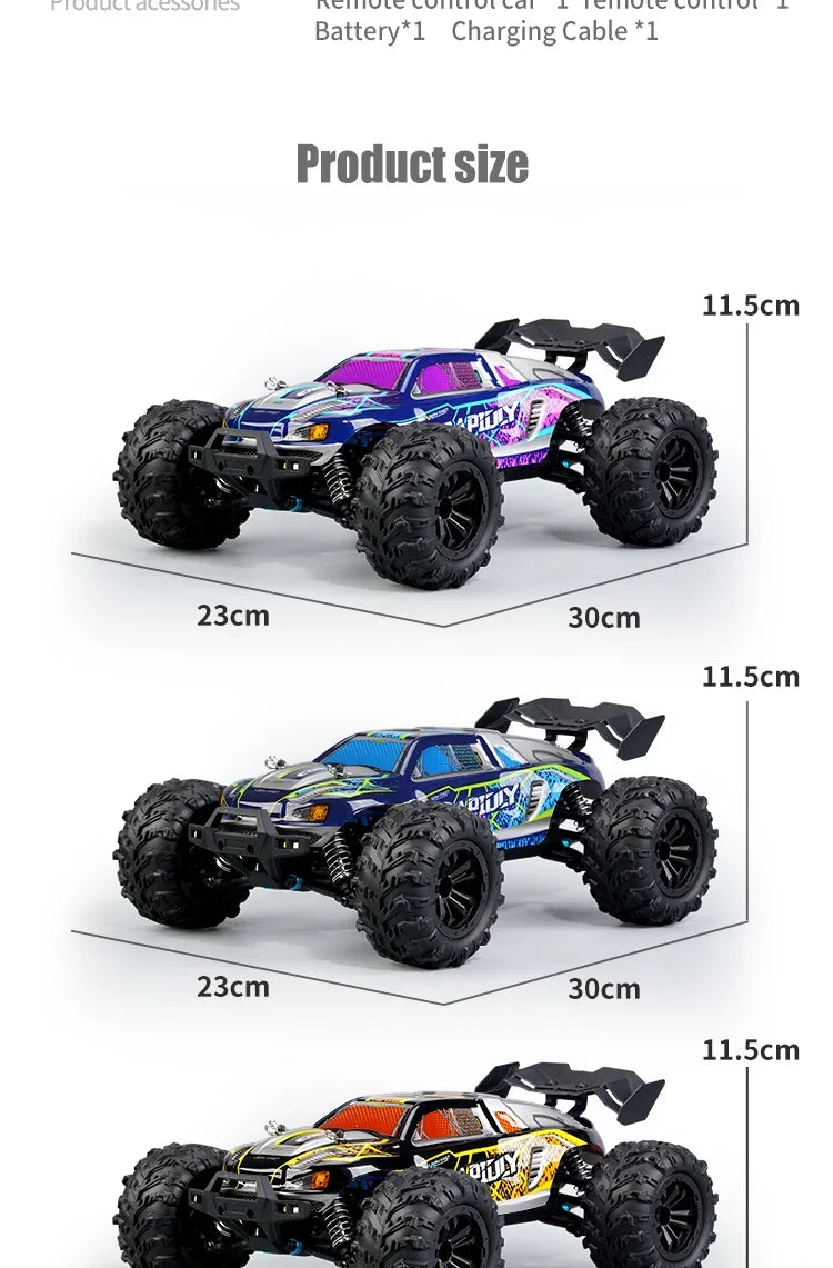 MJX VS RC Car SCY 16101 16102 PRO 4WD 70Km/h 1/16 High Speed Drift Monster Off-road Remote Control Vehicle Electric Crawler