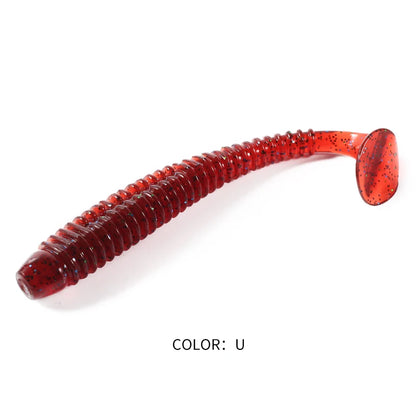Supercontinent Impact Ring Shad Fishing Lure Soft 63mm 80mm 97mm Plastics Baits Swimbait Jigging Lure Artificial Baits