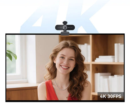 EMEET 4K/1080P Webcam for PC/Computer PDAF Auto Focus Video Camera With Dual Mics Web Camera Works for Zoom/Teams