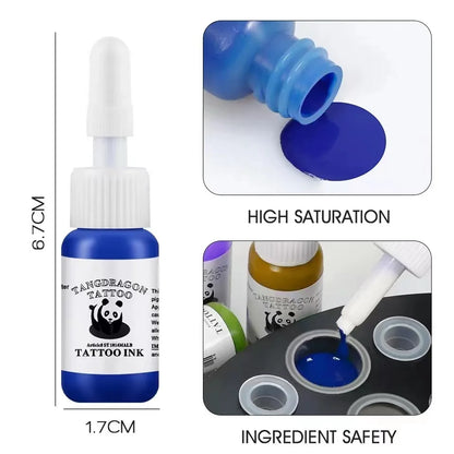 6/8/10 Color, Professional Tattoo Ink Set, Tattoo Consumables, Long Lasting, Painting, Body Art Supplies