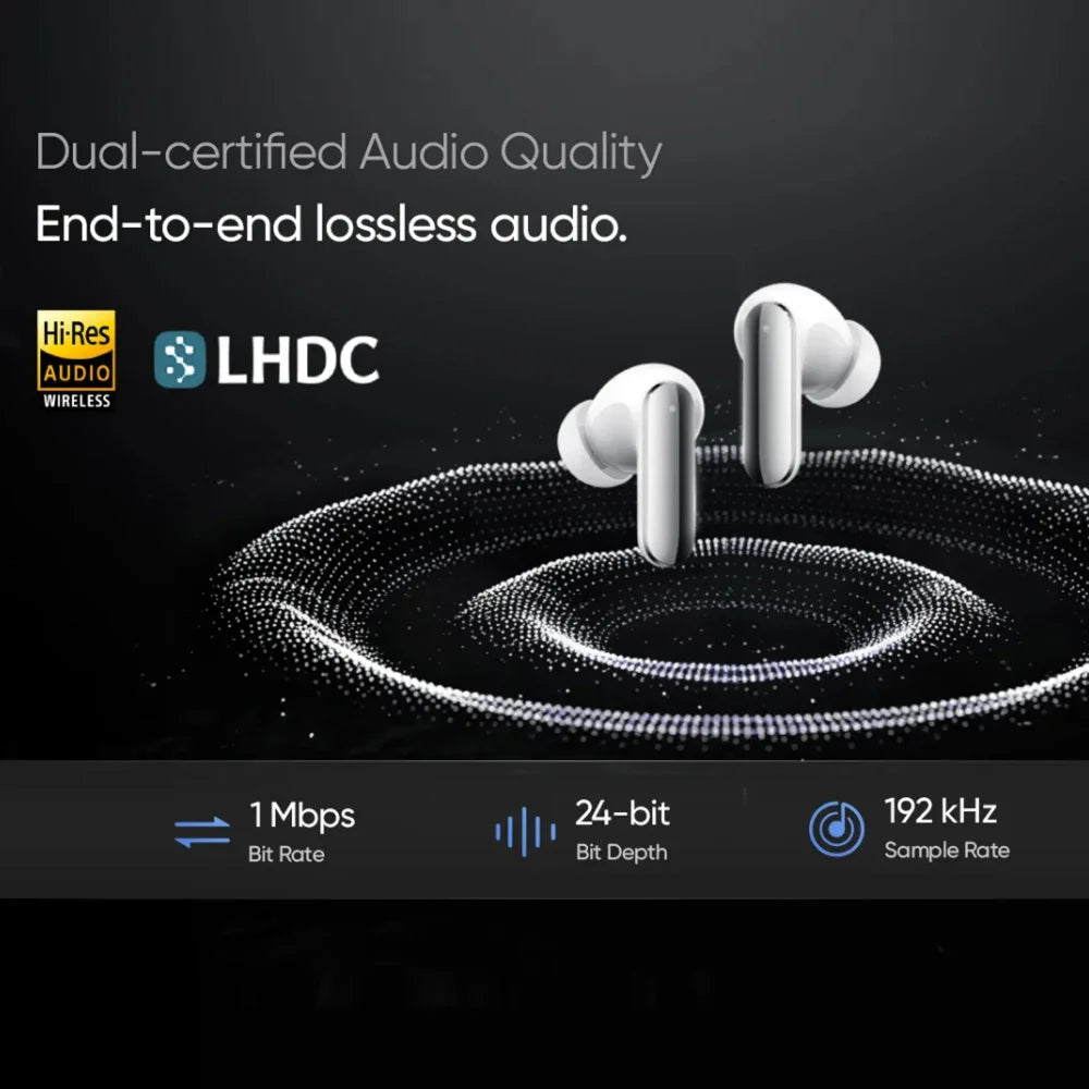 realme Buds Air 8 Pro trådlösa in-ear-hörlurar med ANC och laddningsfodral
