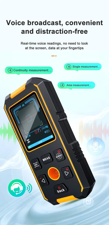 NOYAFA NF-513S Metal Detector Wall Scanner AC Live Cable Wires Metal Wood Stud Find with Positioning Hole Wall Detector