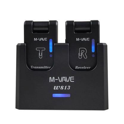M-VAVE WS13 trådlöst gitarrsystem 5,8 GHz med laddningsdocka