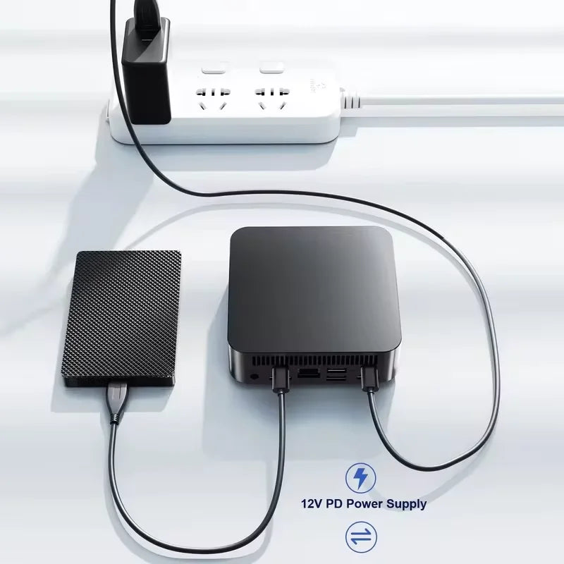 Mini PC Intel Core i9-10980HK 16GB DDR4 – Upp till 2TB SSD Windows 11 Pro WiFi 6 BT5.2 Triple 4K Gaming Kontor