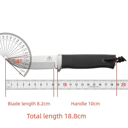 Portable storage outdoor knife, exquisite with sheath protection, camping, hiking, short distance travel, multifunctional knife