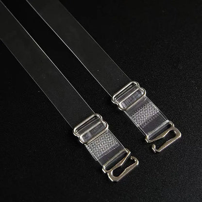 Good Load Bearing Transparent Bra Straps Detachable Anti Slip Underwear Strap Invisible Adjustable Shoulder Strap Evening Dress