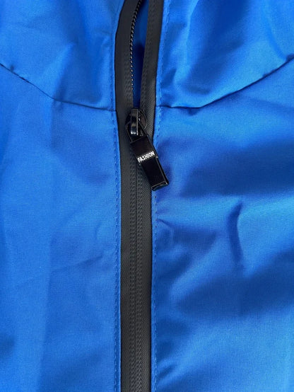 Herr Zip-Up Hoodie Jacka 2026 – Vår/Höst Outdoor Vandring Casual Navy/Röd/Blå/Svart M–XXXL
