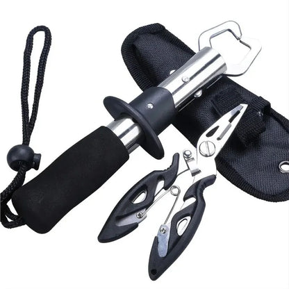 Cutter Plier Scissor Fish Gripper Plier Set Nipper Pincer Snip Fishing Lure Lipgrip Accessory Tool Clip Clamp Grabber Trigger
