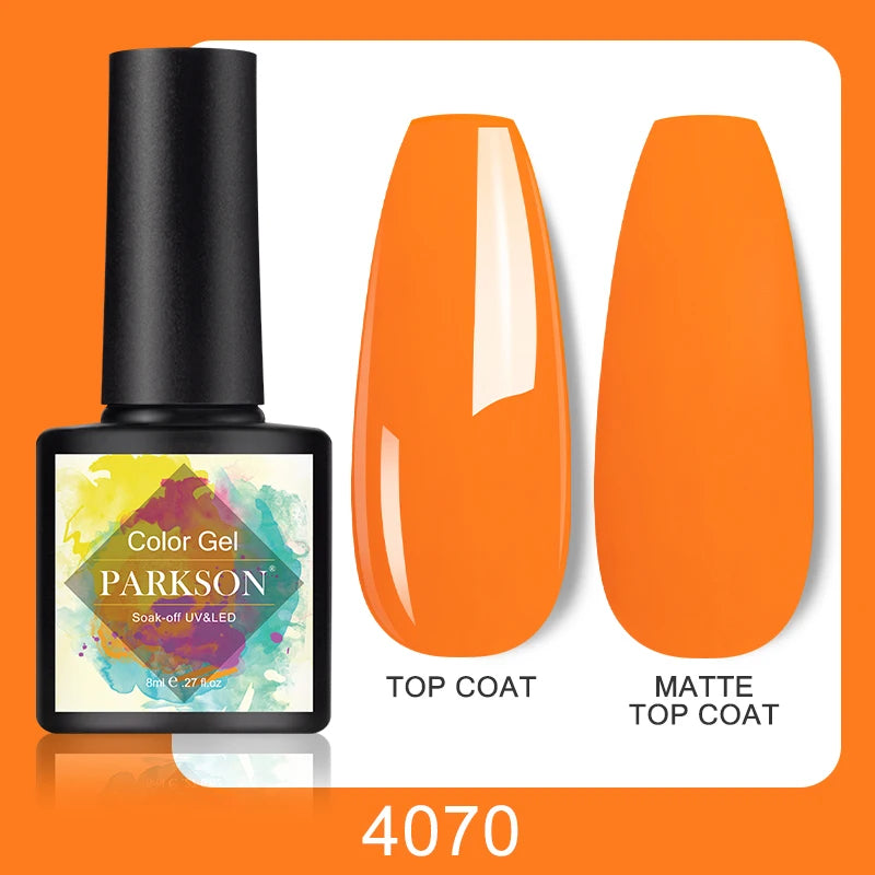 Parkson No Wipe Top Base Coat Nail Gel polish Design Enhancer Varnish Semi Permanent Soak Off UV LED Nail Art Tool