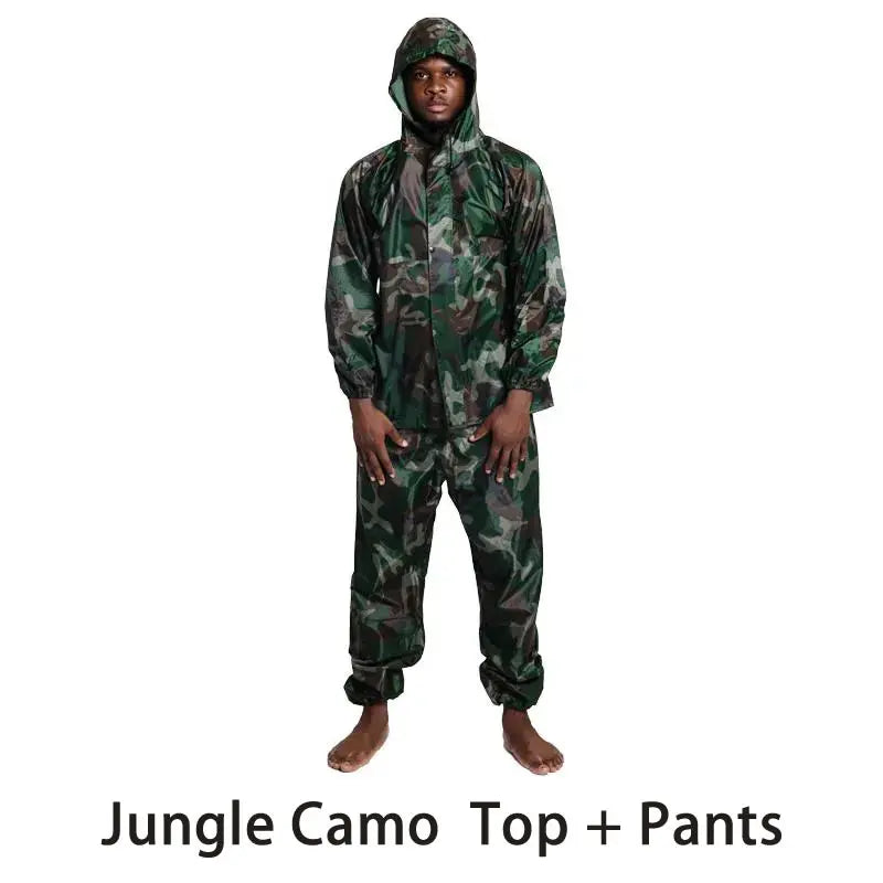 Waterproof One-Piece Overalls With Hood Oil-Resistant Work Safety Clothing Coverall For Sparying Painting Factory Clothes