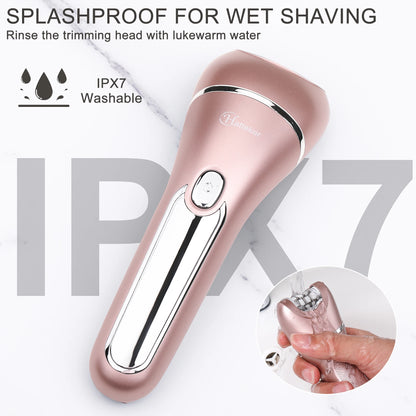 Hatteker 3-i-1 Elektrisk Epilator och Rakapparat för Dam