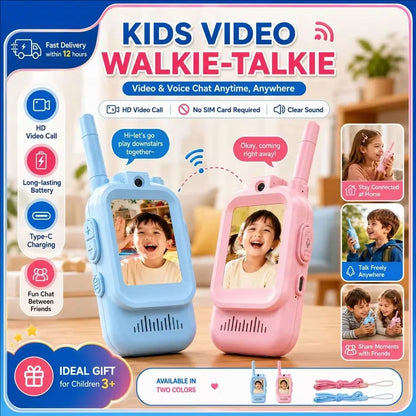 Walkie talkies för barn – uppladdningsbart 2-pack för lek och äventyr