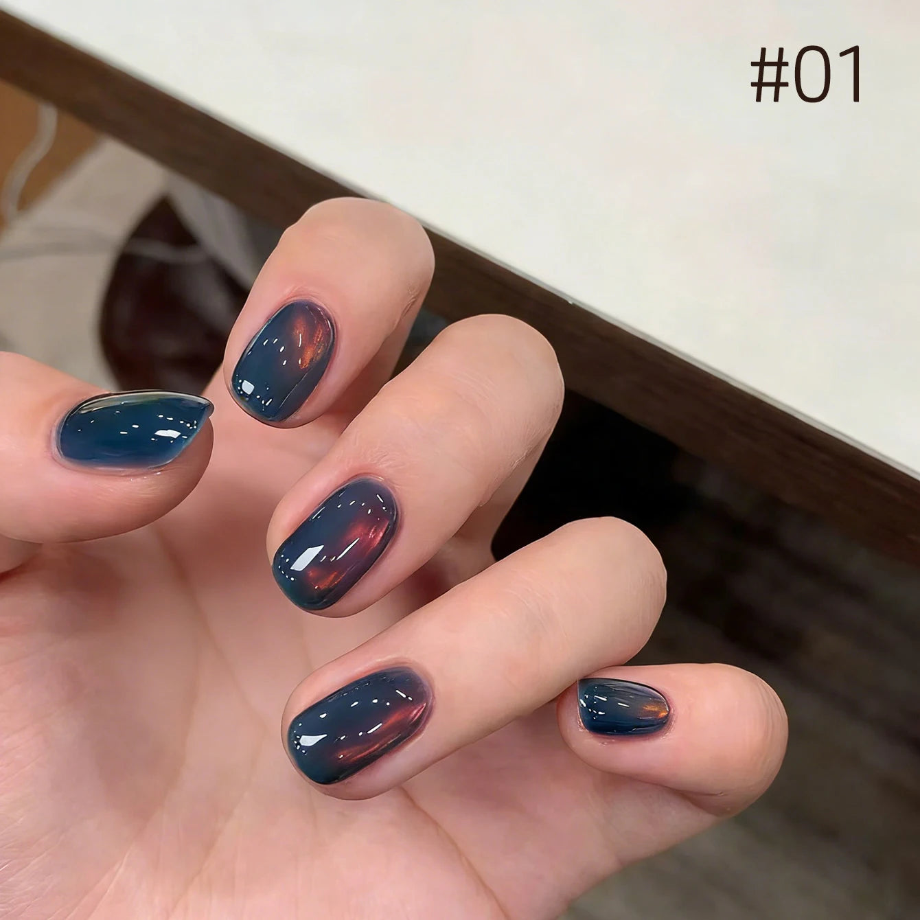 MIANEL Orion Nebula Cat Eye Gel Nail Polish Sparkling Crystal Shimmer Blue Purple Gold 2026 Spring/Summer Unique Special