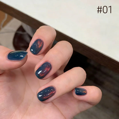 MIANEL Orion Nebula Cat Eye Gel Nail Polish Sparkling Crystal Shimmer Blue Purple Gold 2026 Spring/Summer Unique Special