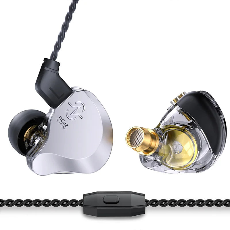 CCZ SOLO DC02 kabelanslutna in-ear-hörlurar med löstagbar kabel