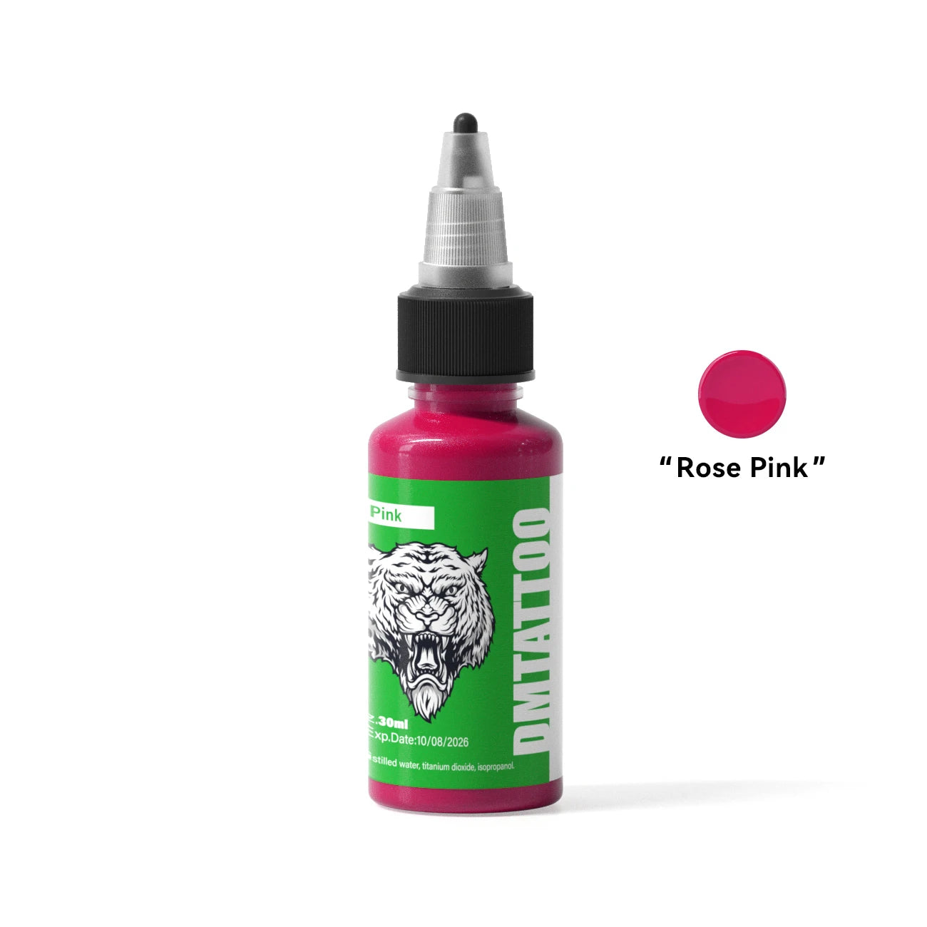 DM Tattoo Ink 15 Color 1OZ/Bottle Natural Plant Extract Pigment Body Painting Long Lasting No Color Loss Professional Tattoo Ink