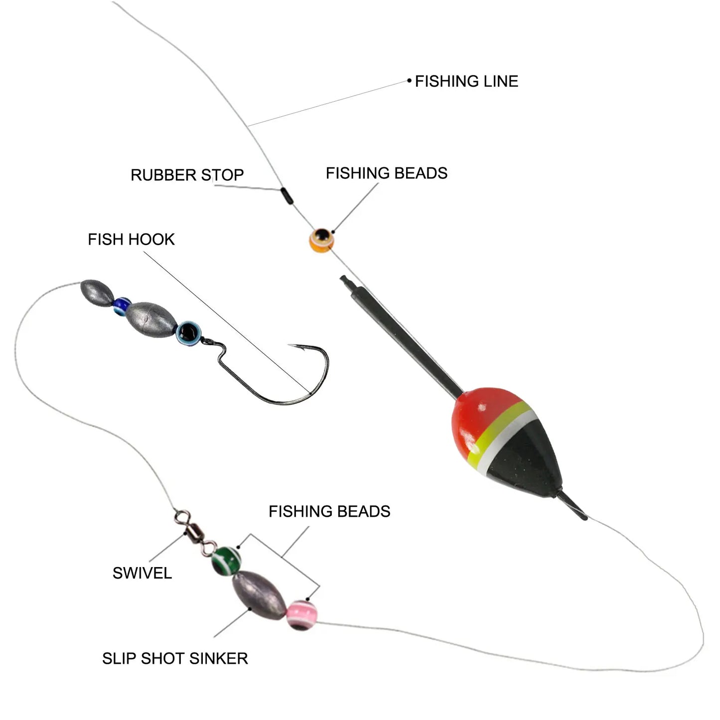 FREE FISHER 10pcs/Lot Lighted Fishing Floats,8cm Bobbers,Collection Cork Buoy Paulownia Wood Floats Plastic Stick Buoyancy 2g