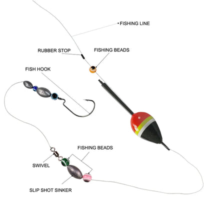 FREE FISHER 10pcs/Lot Lighted Fishing Floats,8cm Bobbers,Collection Cork Buoy Paulownia Wood Floats Plastic Stick Buoyancy 2g
